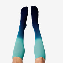 Load image into Gallery viewer, men's Marine Navy Dip Dyed - Compression Socks