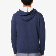Load image into Gallery viewer, men's Heather Navy Essential Hoodie 2.0