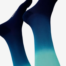 Load image into Gallery viewer, men&#39;s Marine Navy Dip Dyed - Compression Socks
